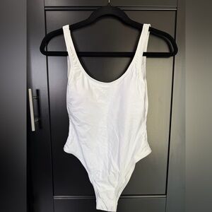 Fashion Nova One-Piece Swimsuit - White, Size: XS